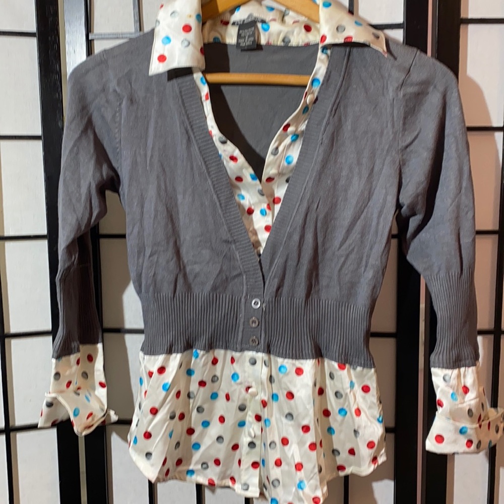 Cool Attitude Layered Look Top Size S